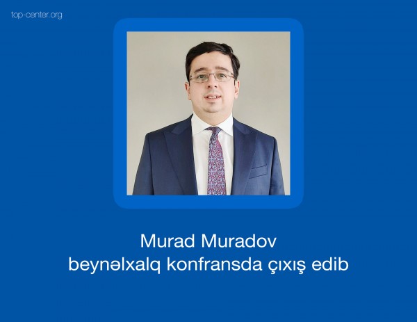 Murad Muradov beynəlxalq konfransda çıxış edib
