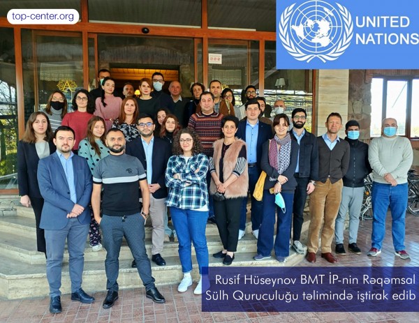 Huseynov attended UNDP Digital Peacebuilding Training