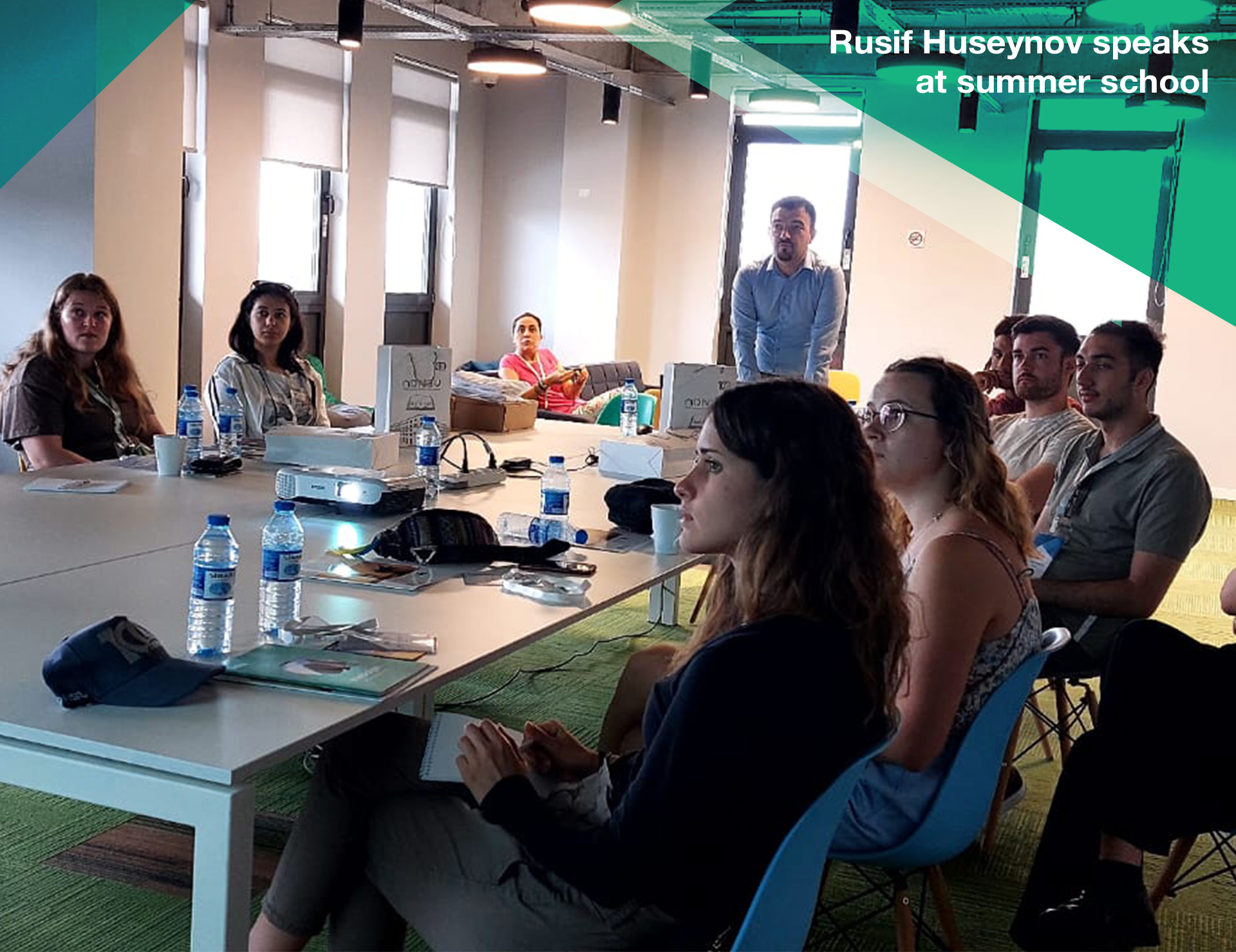 Rusif Huseynov speaks at summer school