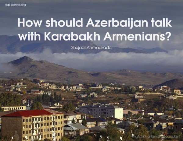 How should Azerbaijan talk with Karabakh Armenians?