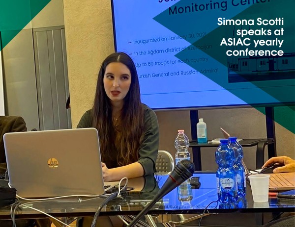 Simona Scotti speaks at ASIAC yearly conference