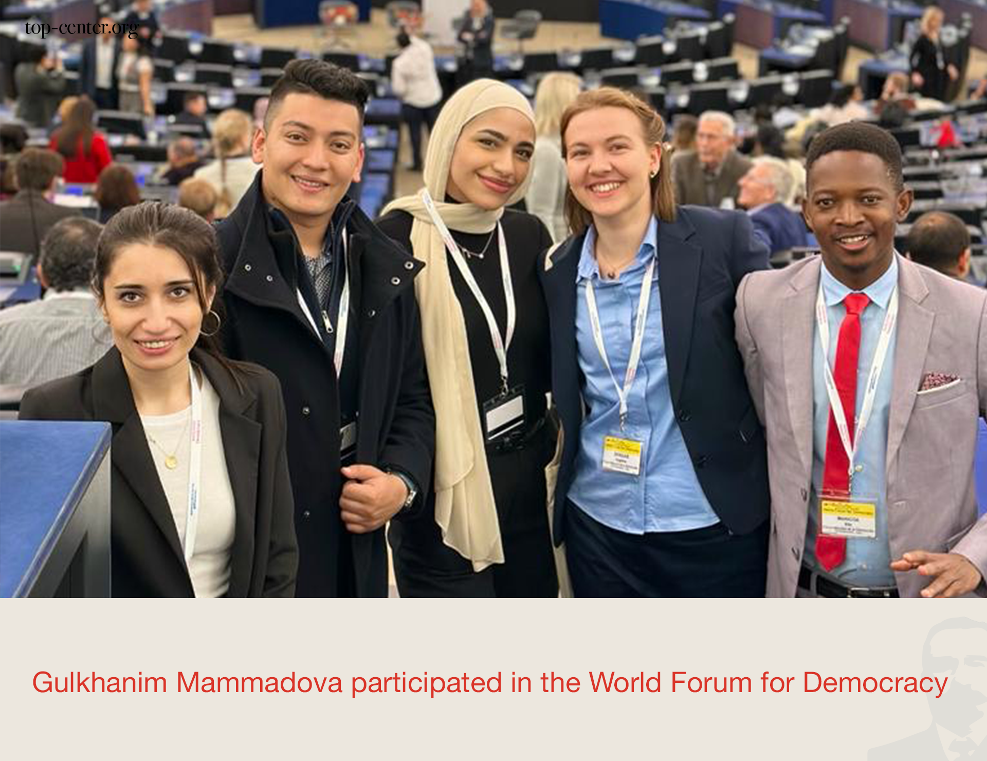 Gulkhanim Mammadova participated in the World Forum for Democracy