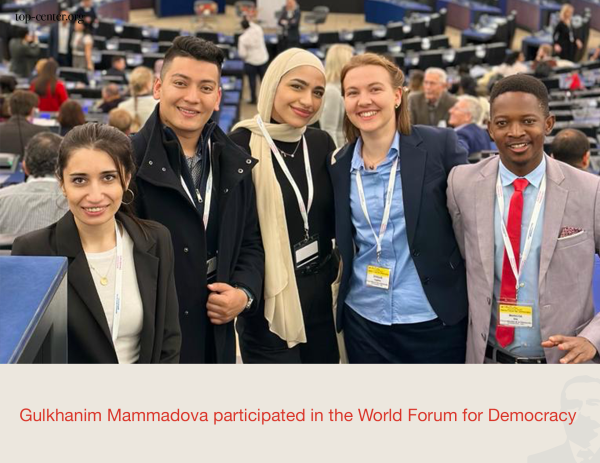 Gulkhanim Mammadova participated in the World Forum for Democracy