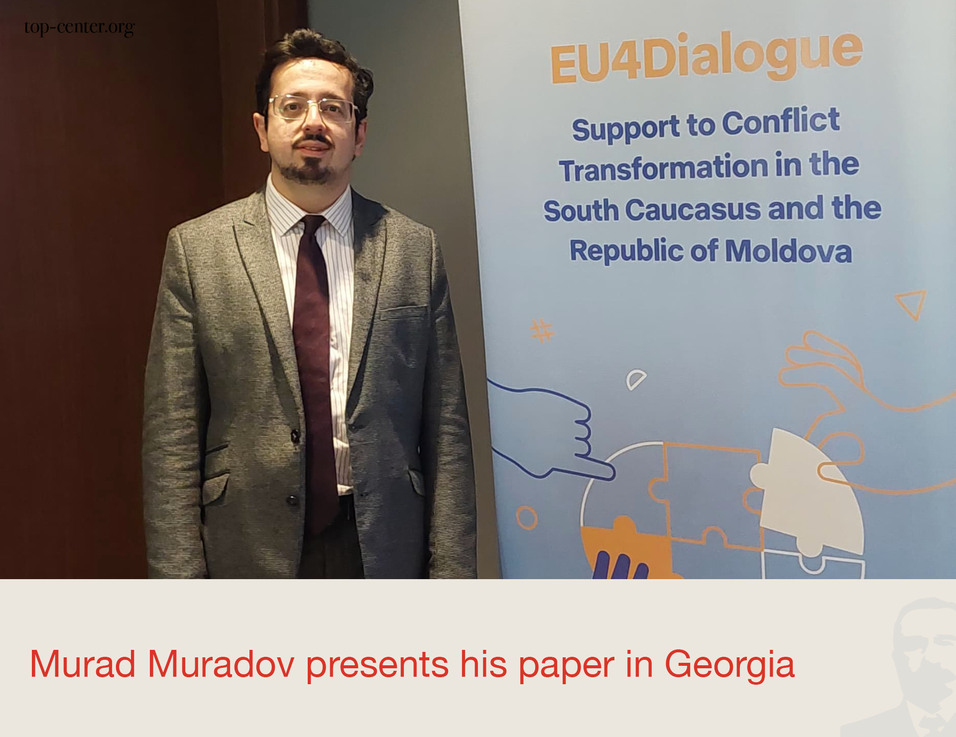 Murad Muradov Gürcüstanda öz araşdırmasını təqdim edib