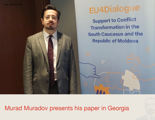 Murad Muradov Gürcüstanda öz araşdırmasını təqdim edib
