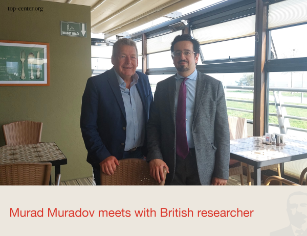 Murad Muradov britaniyalı tədqiqatçı ilə görüşüb