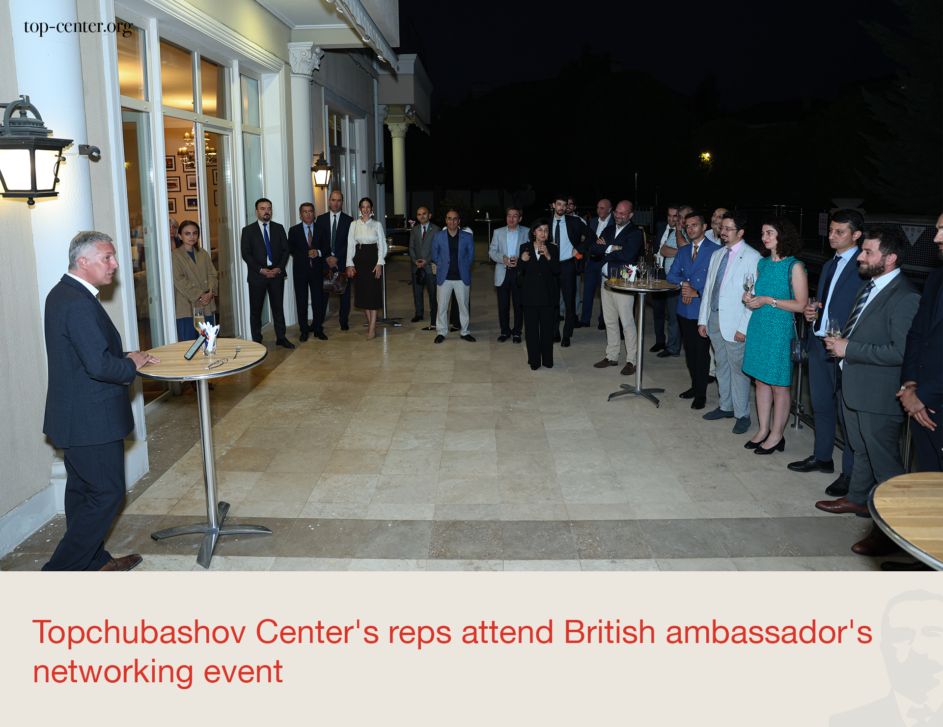 Topçubaşov Mərkəzinin nümayəndələri Britaniya səfirinin tədbirində iştirak ediblər
