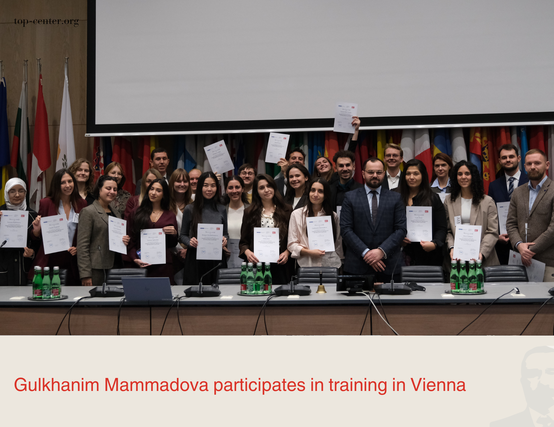 Gulkhanim Mammadova participates in training in Vienna