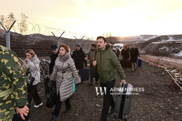 Rusif Huseynov and Murad Muradov visit Armenia