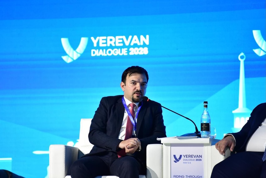 Rusif Hüseynov "Yerevan Dialoqu - 2026"-da çıxış edib
